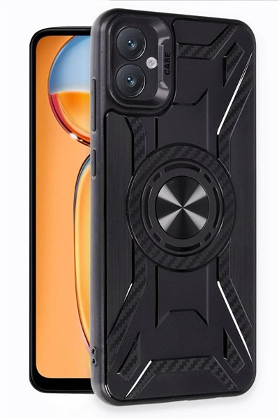 Mey İthalat®  Samsung Galaxy A05 Kılıf Lincoln Silikon - Siyah