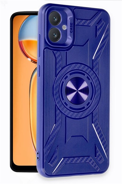 Mey İthalat®  Samsung Galaxy A05 Kılıf Lincoln Silikon - Lacivert