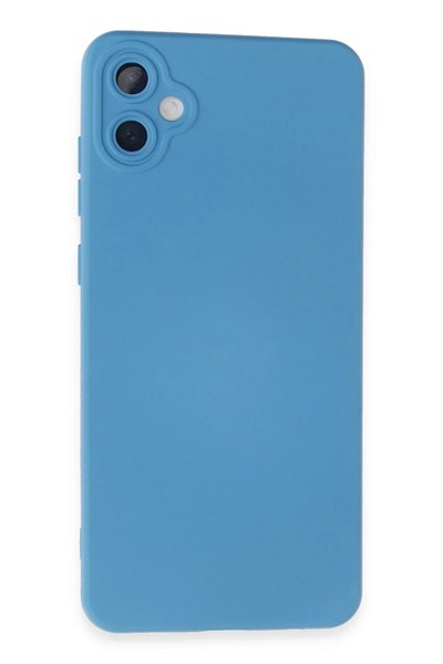 Mey İthalat®  Samsung Galaxy A05 Kılıf Nano içi Kadife Silikon - Mavi