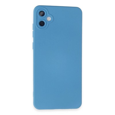 Mey İthalat®  Samsung Galaxy A05 Kılıf Nano içi Kadife Silikon - Mavi