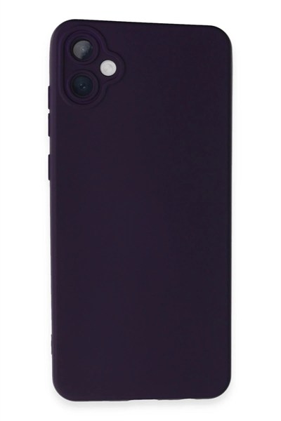 Mey İthalat®  Samsung Galaxy A05 Kılıf Nano içi Kadife Silikon - Mor