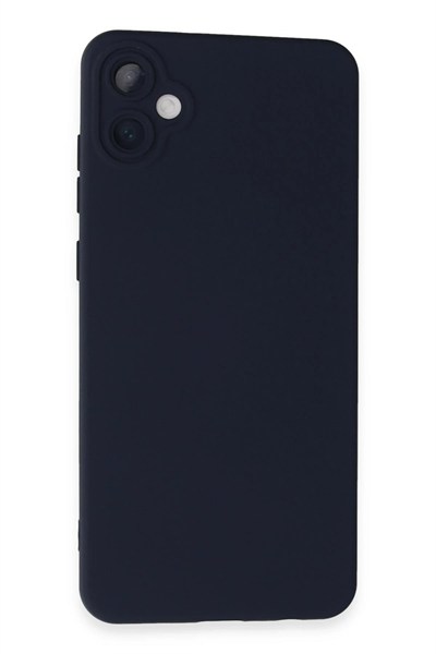 Mey İthalat®  Samsung Galaxy A05 Kılıf Nano içi Kadife Silikon - Lacivert