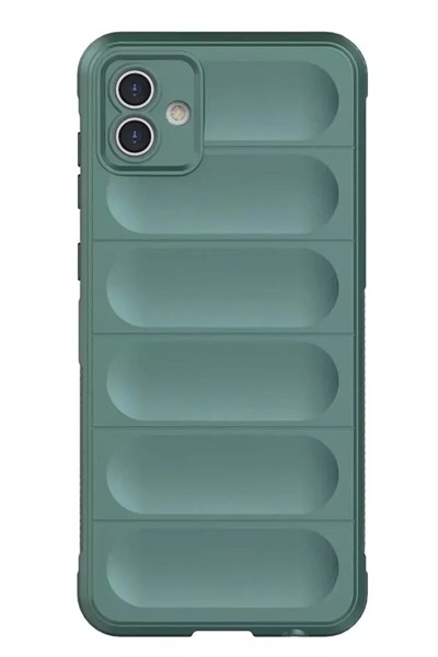 Mey İthalat®  Samsung Galaxy A05 Kılıf Optimum Silikon - Koyu Yeşil