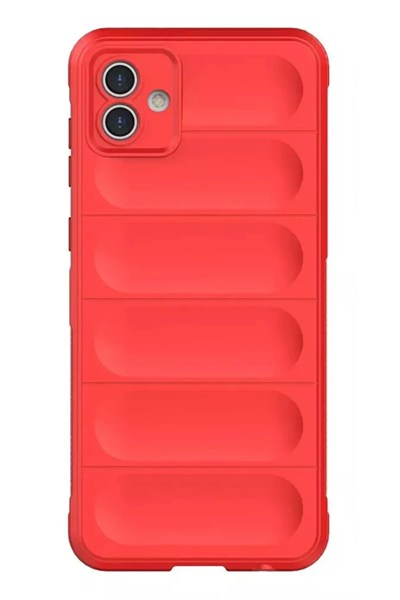 Mey İthalat®  Samsung Galaxy A05 Kılıf Optimum Silikon - Kırmızı