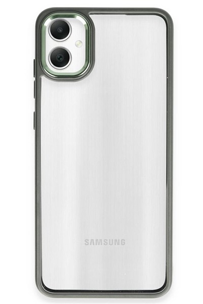 Mey İthalat®  Samsung Galaxy A05 Kılıf Power Silikon - Koyu Yeşil