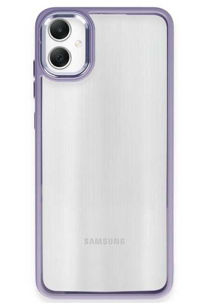 Mey İthalat®  Samsung Galaxy A05 Kılıf Power Silikon - Lila