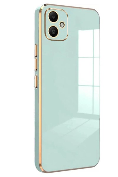 Mey İthalat®  Samsung Galaxy A05 Kılıf Volet Silikon - Açık Yeşil