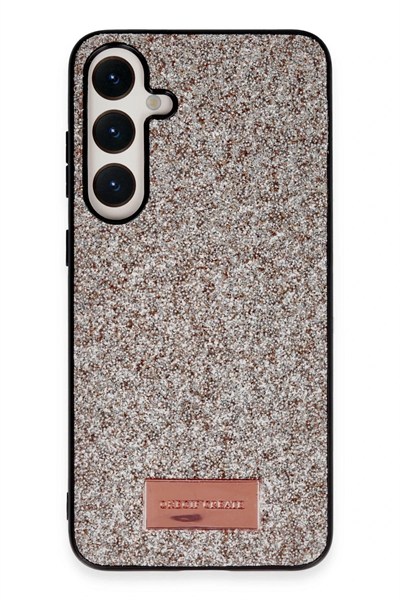 Mey İthalat®  Samsung Galaxy A05S Bright Simli Kapak - Gold