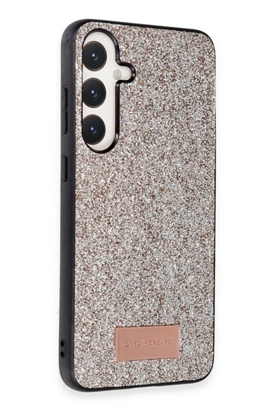 Mey İthalat®  Samsung Galaxy A05S Bright Simli Kapak - Gold