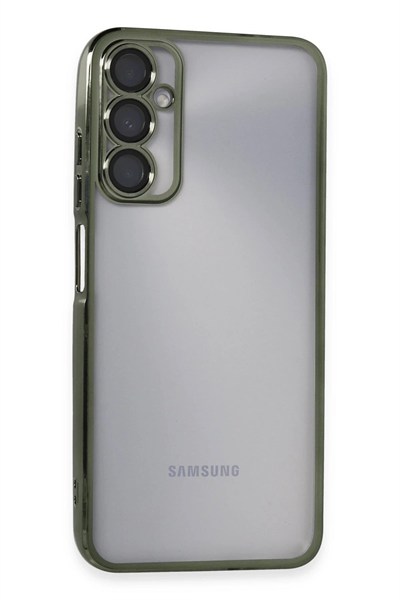 Mey İthalat®  Samsung Galaxy A05S Kılıf  Lensli Silikon - Yeşil