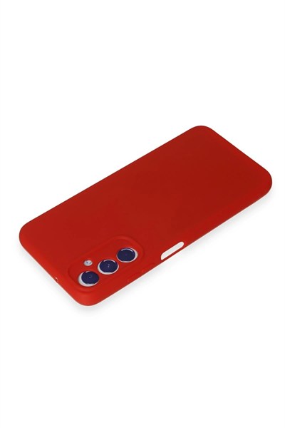 Mey İthalat®  Samsung Galaxy A05S Kılıf First Silikon - Kırmızı