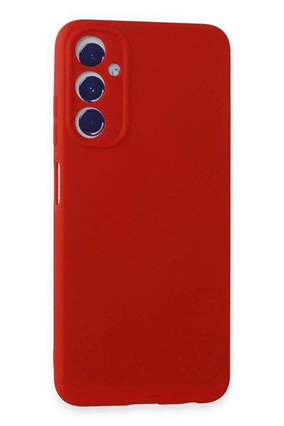 Mey İthalat®  Samsung Galaxy A05S Kılıf First Silikon - Kırmızı