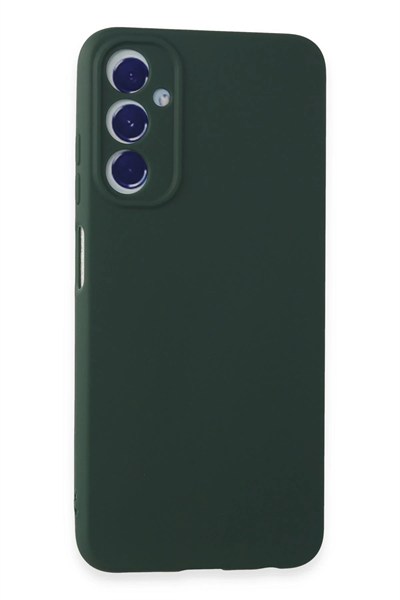 Mey İthalat®  Samsung Galaxy A05S Kılıf First Silikon - Koyu Yeşil