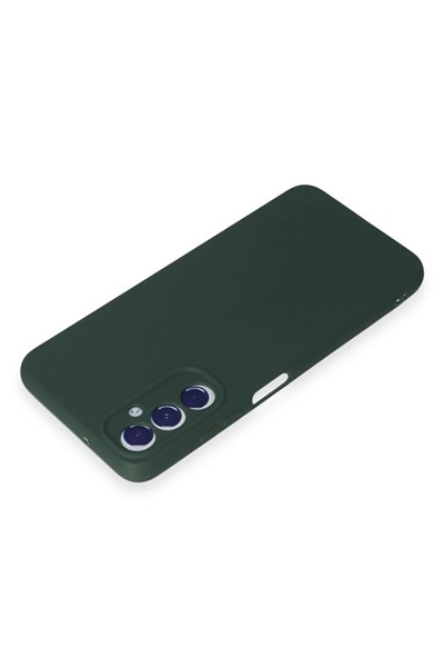 Mey İthalat®  Samsung Galaxy A05S Kılıf First Silikon - Koyu Yeşil