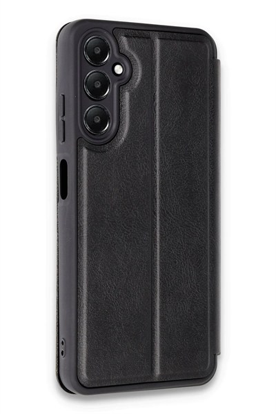 Mey İthalat®  Samsung Galaxy A05S Kılıf Flip Cover - Siyah