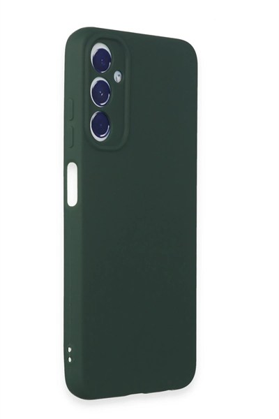 Mey İthalat®  Samsung Galaxy A05S Kılıf First Silikon - Koyu Yeşil