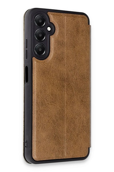 Mey İthalat®  Samsung Galaxy A05S Kılıf Flip Cover - Taba