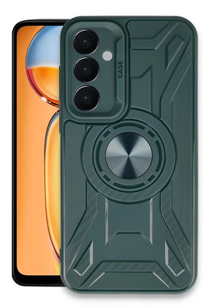Mey İthalat®  Samsung Galaxy A05S Kılıf Lincoln Silikon - Koyu Yeşil