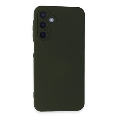 Mey İthalat®  Samsung Galaxy A05S Kılıf Nano içi Kadife Silikon - Koyu Yeşil