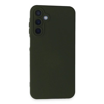 Mey İthalat®  Samsung Galaxy A05S Kılıf Nano içi Kadife Silikon - Koyu Yeşil