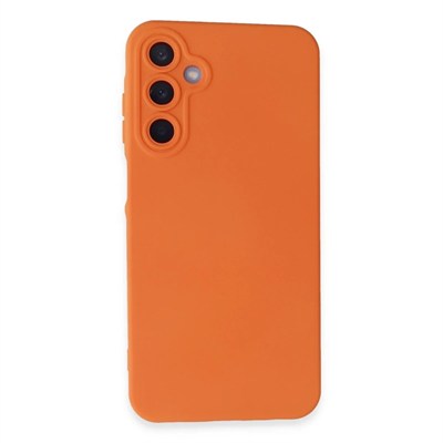 Mey İthalat®  Samsung Galaxy A05S Kılıf Nano içi Kadife Silikon - Turuncu