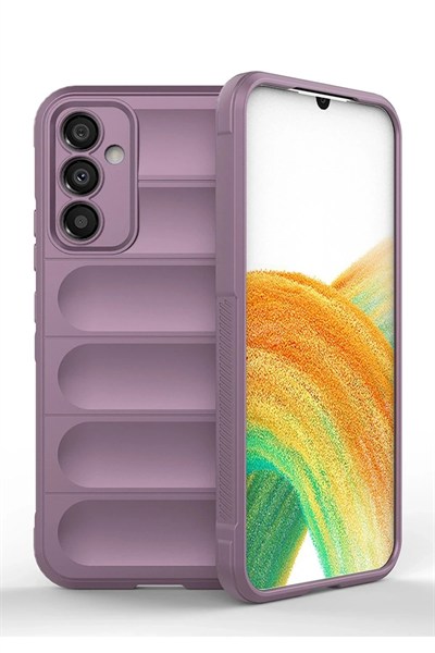 Mey İthalat®  Samsung Galaxy A05S Kılıf Optimum Silikon - Mor