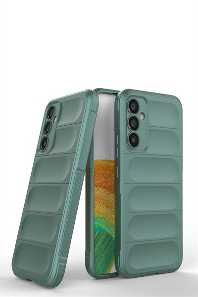 Mey İthalat®  Samsung Galaxy A05S Kılıf Optimum Silikon - Koyu Yeşil