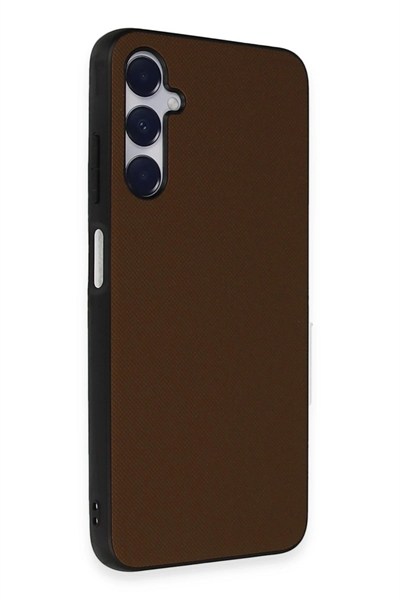 Mey İthalat®  Samsung Galaxy A05S Kılıf Taft Kapak - Kahverengi