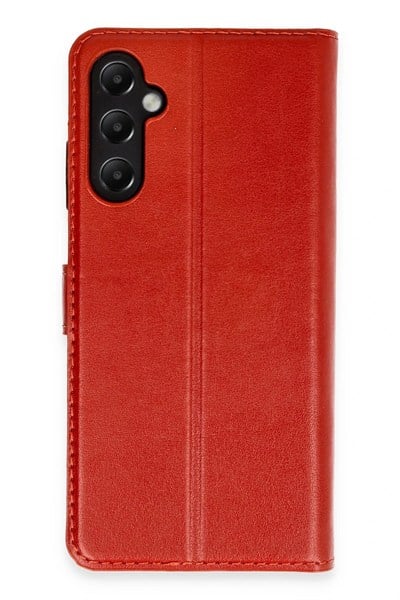Mey İthalat®  Samsung Galaxy A05S Kılıf Trend S Plus Kapaklı Kılıf - Kırmızı