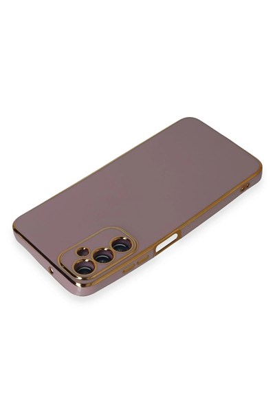 Mey İthalat®  Samsung Galaxy A05S Kılıf Volet Silikon - Mor