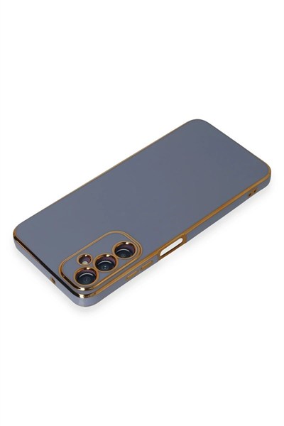 Mey İthalat®  Samsung Galaxy A05S Kılıf Volet Silikon - Mavi