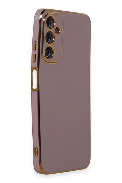 Mey İthalat®  Samsung Galaxy A05S Kılıf Volet Silikon - Mor