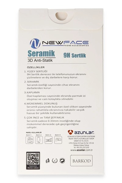 Mey İthalat®  Samsung Galaxy A06 3D Antistatik Seramik Nano Ekran Koruyucu