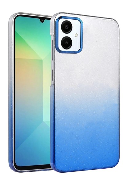 Mey İthalat®  Samsung Galaxy A06 Glossy Kapak - Mavi