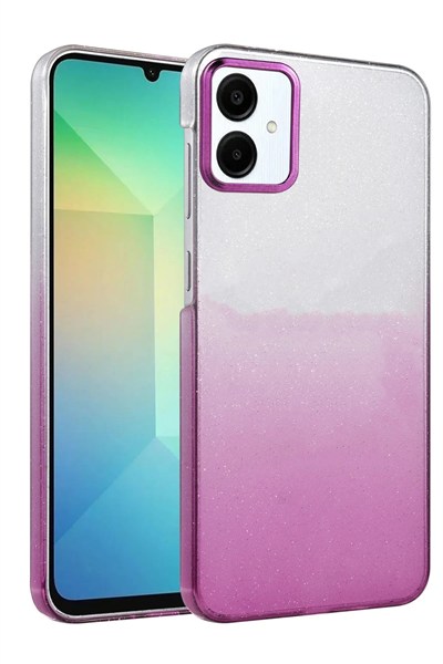 Mey İthalat®  Samsung Galaxy A06 Glossy Kapak - Mor