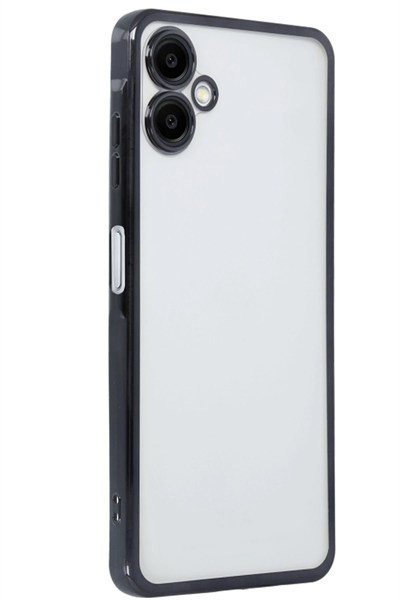 Mey İthalat®  Samsung Galaxy A06 Kılıf  Lensli Silikon - Siyah