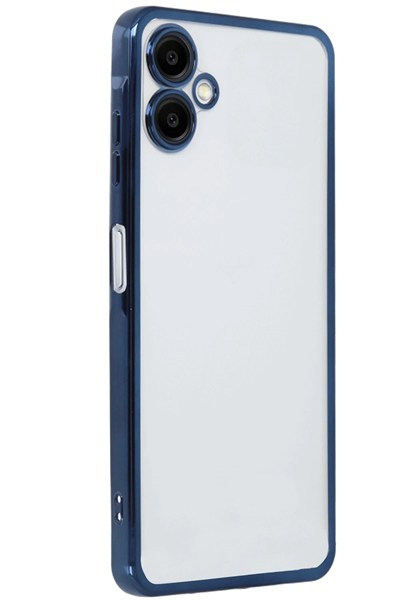 Mey İthalat®  Samsung Galaxy A06 Kılıf  Lensli Silikon - Lacivert