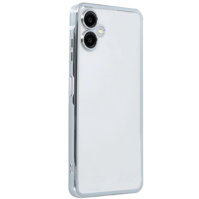 Mey İthalat®  Samsung Galaxy A06 Kılıf  Lensli Silikon - Gümüş