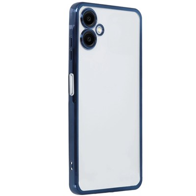 Mey İthalat®  Samsung Galaxy A06 Kılıf  Lensli Silikon - Lacivert