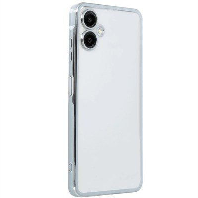 Mey İthalat®  Samsung Galaxy A06 Kılıf  Lensli Silikon - Gümüş