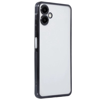 Mey İthalat®  Samsung Galaxy A06 Kılıf  Lensli Silikon - Siyah
