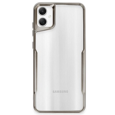 Mey İthalat®  Samsung Galaxy A06 Kılıf Boyi Silikon Kapak - Titan Gri