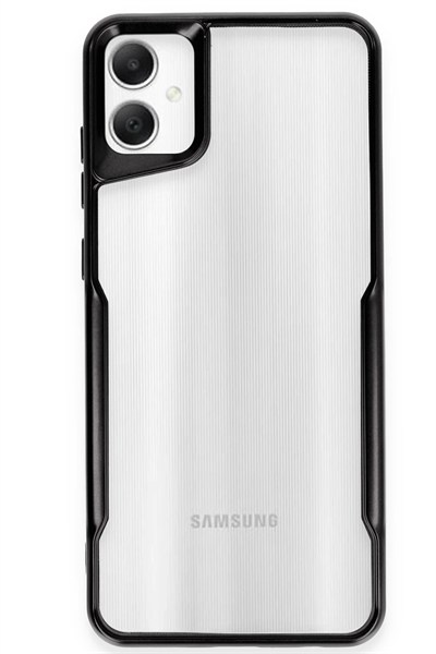 Mey İthalat®  Samsung Galaxy A06 Kılıf Boyi Silikon Kapak - Siyah