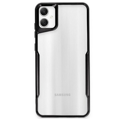 Mey İthalat®  Samsung Galaxy A06 Kılıf Boyi Silikon Kapak - Siyah