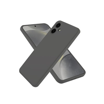 Mey İthalat®  Samsung Galaxy A06 Kılıf First Silikon - Gri