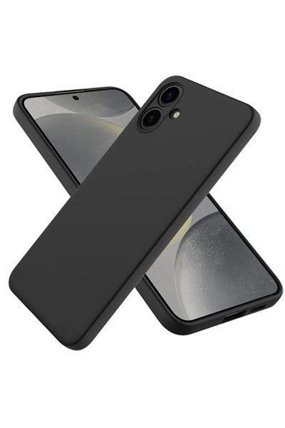 Mey İthalat®  Samsung Galaxy A06 Kılıf First Silikon - Siyah