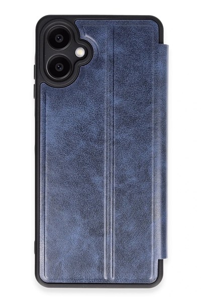 Mey İthalat®  Samsung Galaxy A06 Kılıf Flip Cover - Lacivert