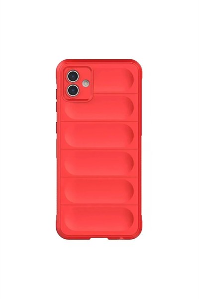 Mey İthalat®  Samsung Galaxy A06 Kılıf Optimum Silikon - Kırmızı