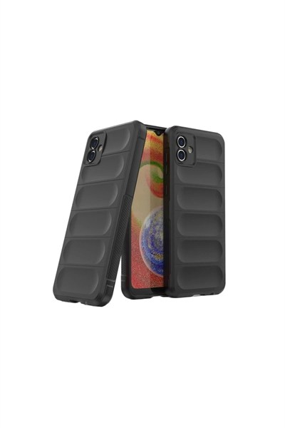 Mey İthalat®  Samsung Galaxy A06 Kılıf Optimum Silikon - Siyah