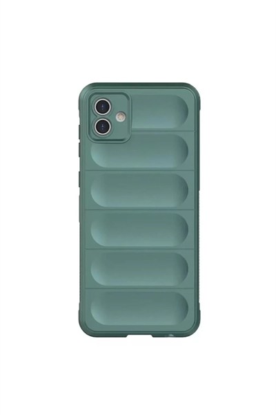 Mey İthalat®  Samsung Galaxy A06 Kılıf Optimum Silikon - Koyu Yeşil